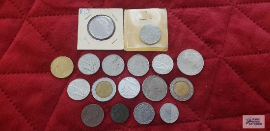 Coins from Italy.