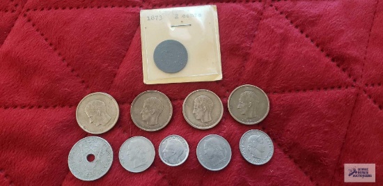 Coins from Belgium.