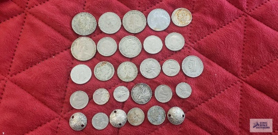 Foreign coins
