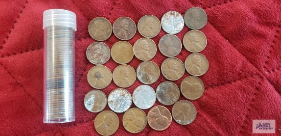 Wheat pennies.