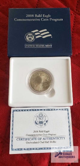 2008-S The United States Mint Bald Eagle Commemorative half dollar coin