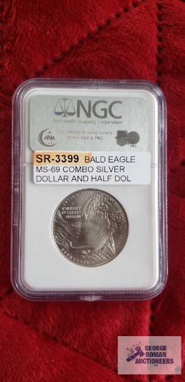 2008-S Bald Eagle half dollar coin