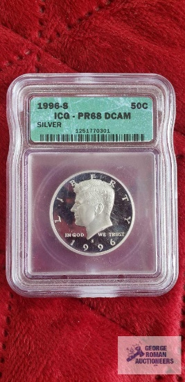 1996-S Kennedy half dollar coin