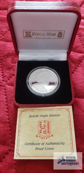 2002 The Pobjoy Mint, British Virgin Islands $10 proof coin