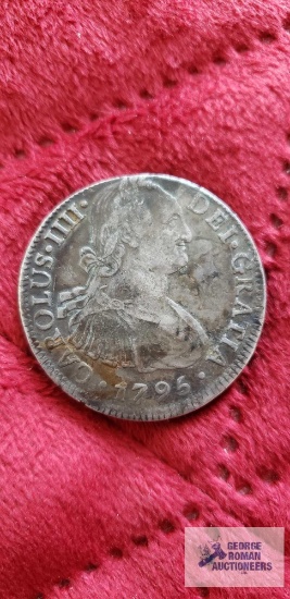 1795 Mexican 8 Reales coin