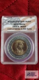 2007-D Presidential Oath $1 coin, John Adams, limited edition, only 1000 coins