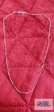 Silver colored chain, marked 925