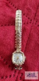 Bulova gold colored watch, marked 10K rolled gold plate 378091.