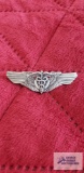 United States Army Air Forces Flight Surgeon Wing, marked sterling.