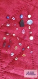 Variety of gemstones