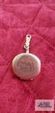 Gold colored pocket watch cover, marked Wadsworth warranty 20 years 1880630.