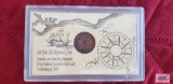 184-year-old shipwreck coin, genuine coin from the shipwreck of the Admiral Gardener, which sunk in