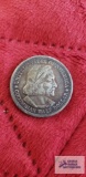 1893 United States of America, Colombian half dollar coin