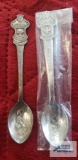 2 Rolex Lucerne souvenir spoons.