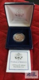 1999 U.S. Mint Susan B. Anthony proof one dollar coin.