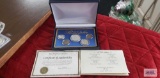 1955, A Year to Remember, American Historic Society coins in box.