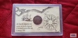 186 Year-old shipwreck coin. A genuine coin from the shipwreck of the Adm. Gardner, which sunk in