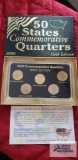 2000 Gold edition commemorative state quarters.