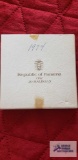 1974 The Franklin Mint, Panama 20 Balboas coin.