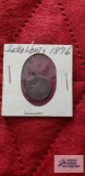 1876 Seated Liberty dime coin