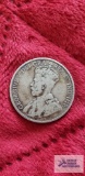 1917 Newfoundland 50 cent coin.