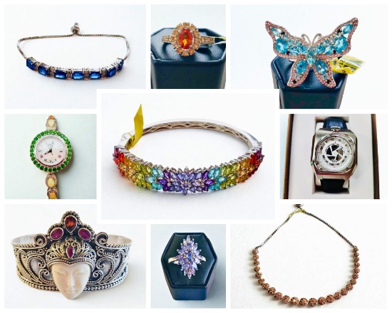 600 LOTS - 925 & STERLING SILVER JEWELRY