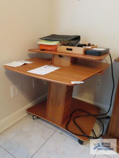 Einstein computer desk