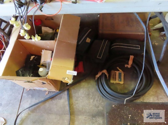 Vintage bumper trim and pneumatic air hose