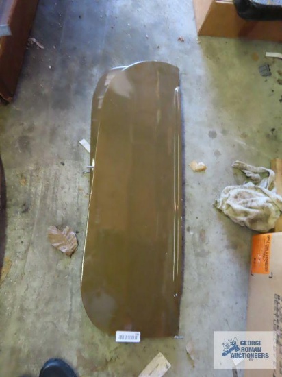 Brown painted fender skirts