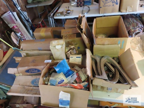 Variety of New Old Stock Ford parts and other car parts