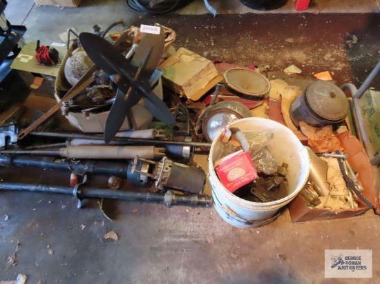 Large lot of used vintage automotive parts and hardware