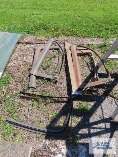 Automobile door frames and window frames