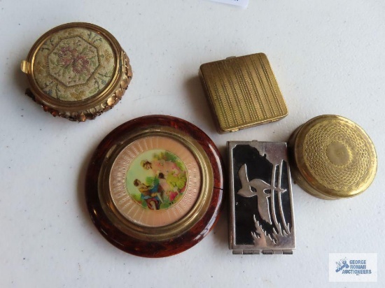 Vintage and antique powder boxes