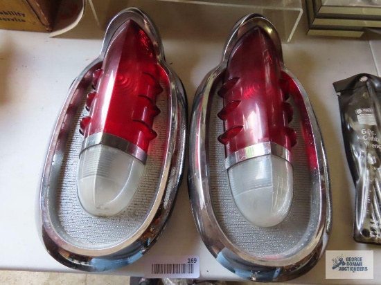 Pair of Ford 55 tail lights