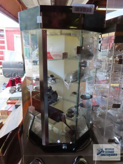 Zippo display with New Old Stock and other auto parts