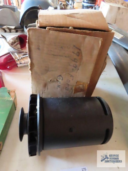 Assorted vintage and newer Cushman and automobile parts