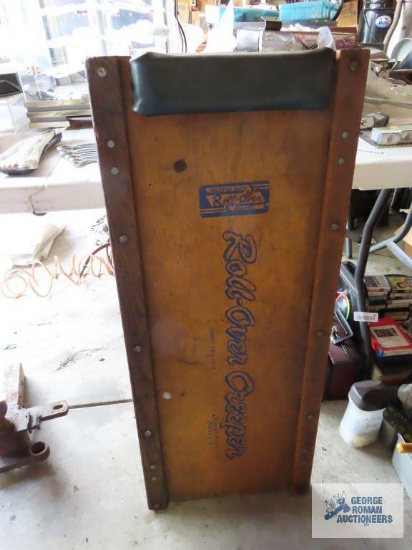 Vintage mechanics creeper