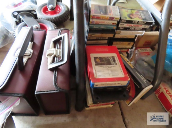 Audio and 8-track tapes
