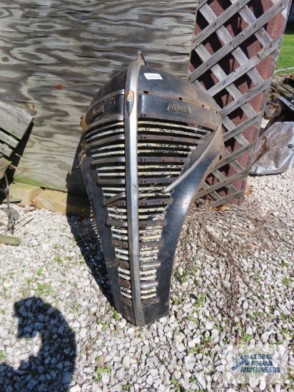 Vintage Plymouth grill