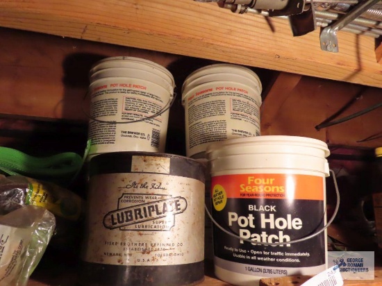 Pothole patch and lubriplate