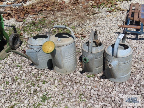 Metal watering cans