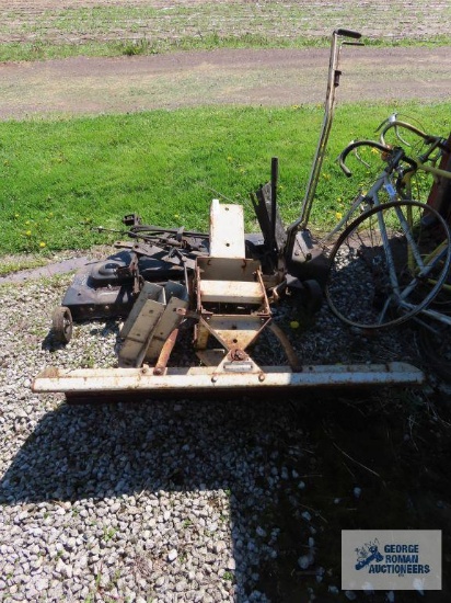 Craftsman 3' 10" plow and Craftsman 48" mower deck