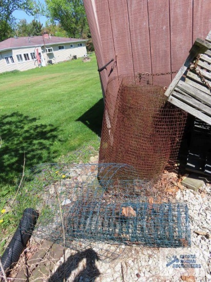 Two rolls of assorted fencing