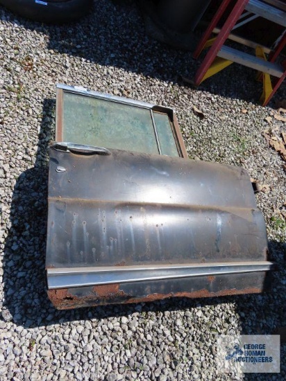Vintage automobile door