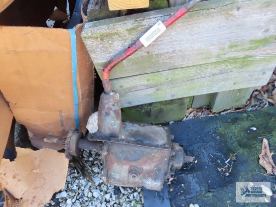 Antique or vintage gearbox