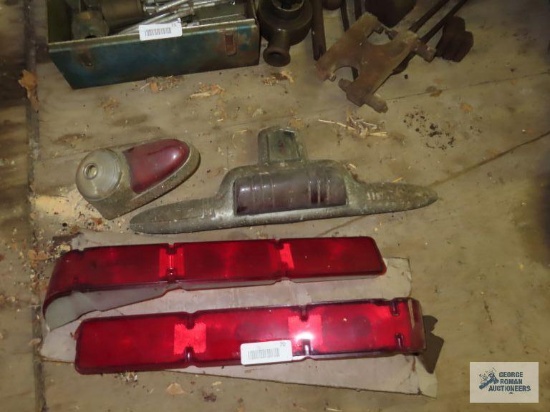 Tail light covers and vintage tail light pieces