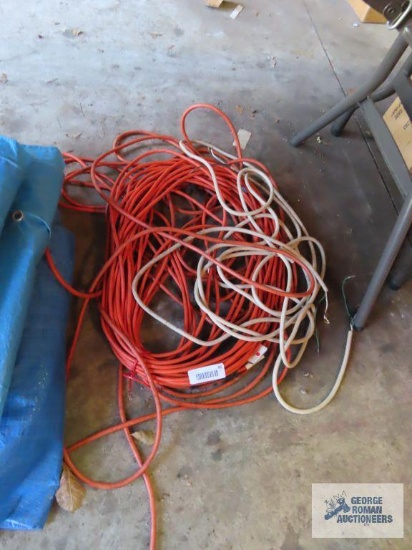Heavy duty extension cord and extension cord pieces