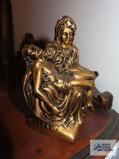 Life Symbols hand-painted religious figurine