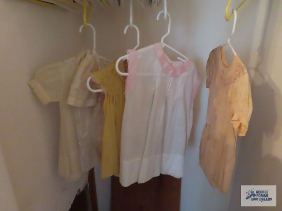 Vintage baby clothing