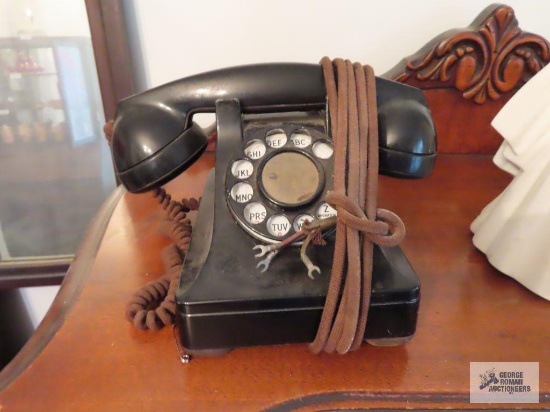 Antique rotary telephone